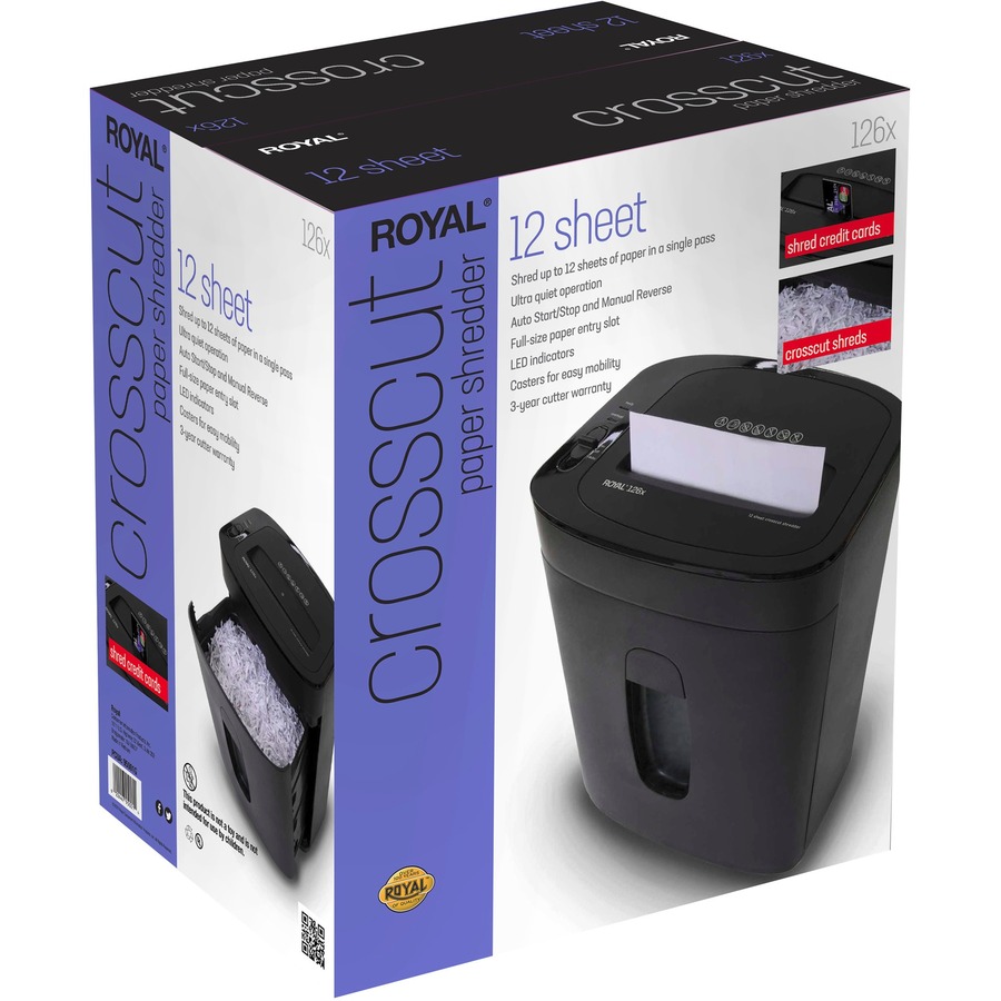 Royal 126X Paper Shredder - ETLZ1072998383 | OfficeSupply.com