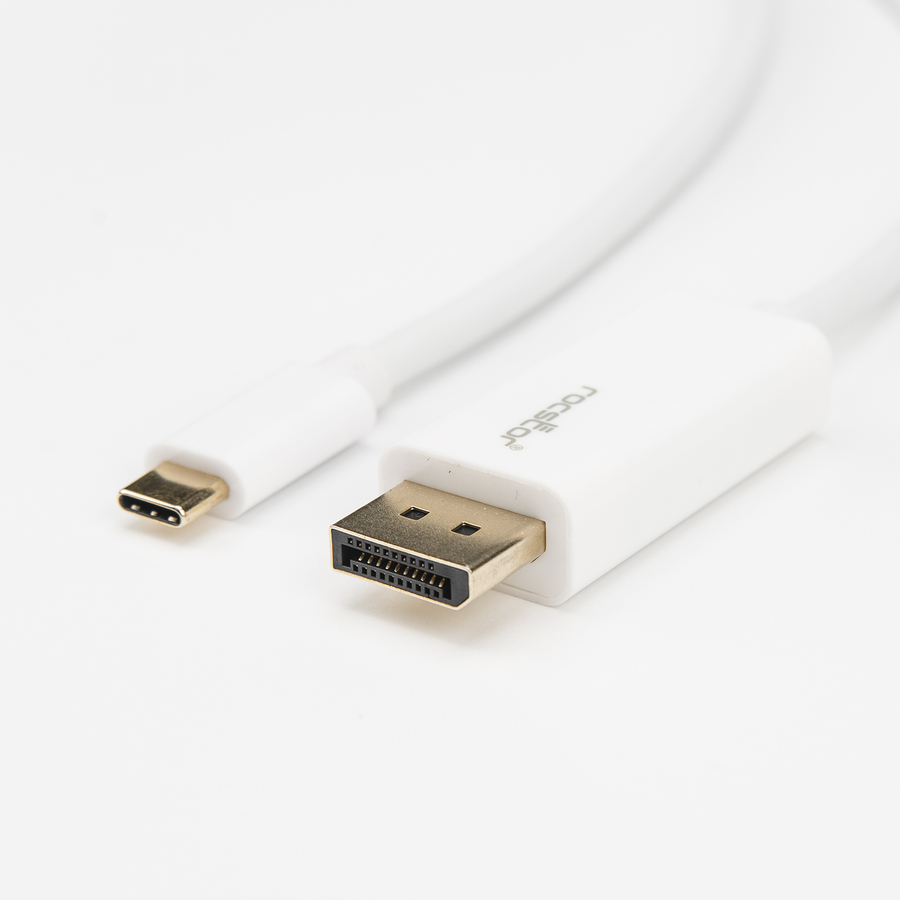 Rocstor Premium 6ft / 2m USB Type C to DisplayPort Cable - USB C to DP ...
