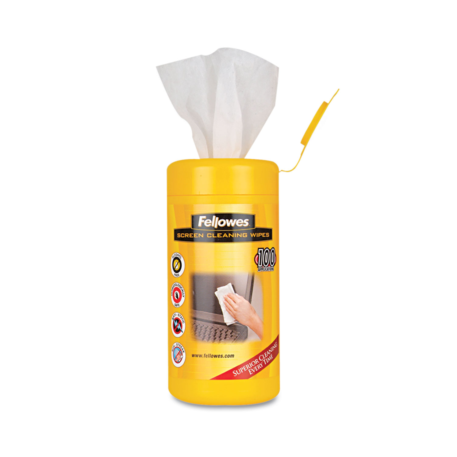 Fellowes Screen Cleaning Wipes - 100ct