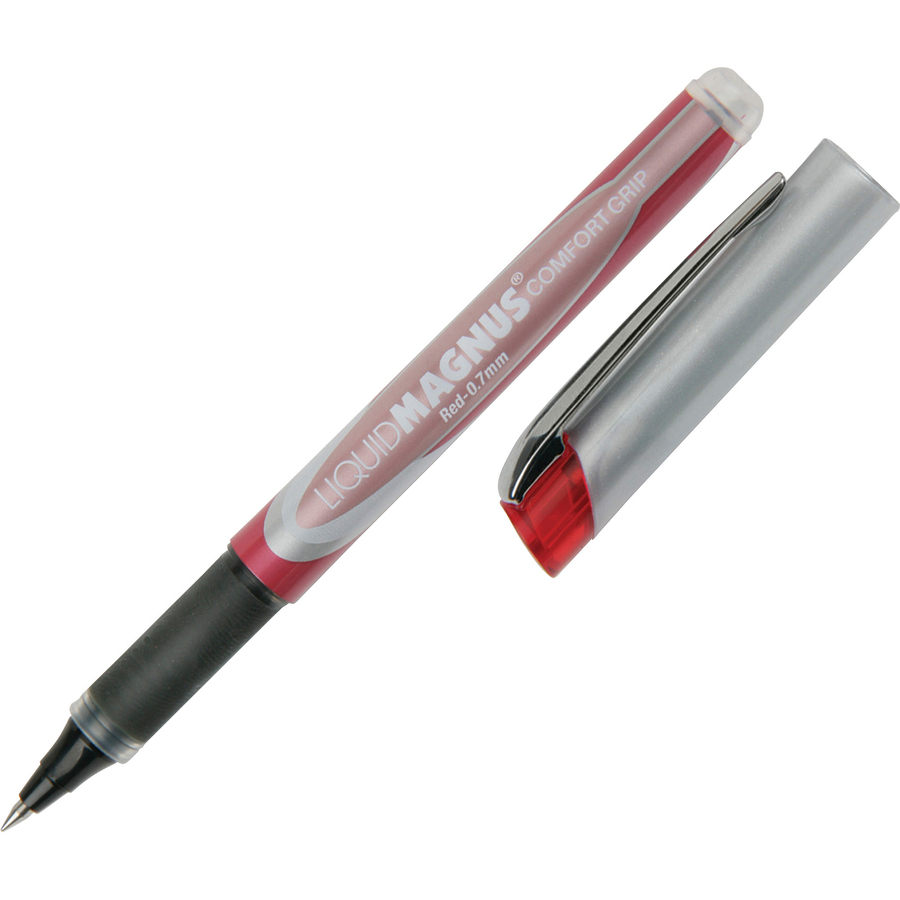 SKILCRAFT Liquid Magnus Comfort Grip Rollerball Pens
