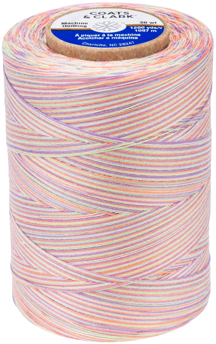 Coats Cotton Machine Quilting Multicolor Thread 1200yd