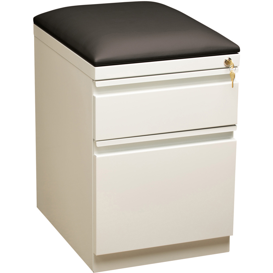 Lorell 2Drawer Mobile File with Seating