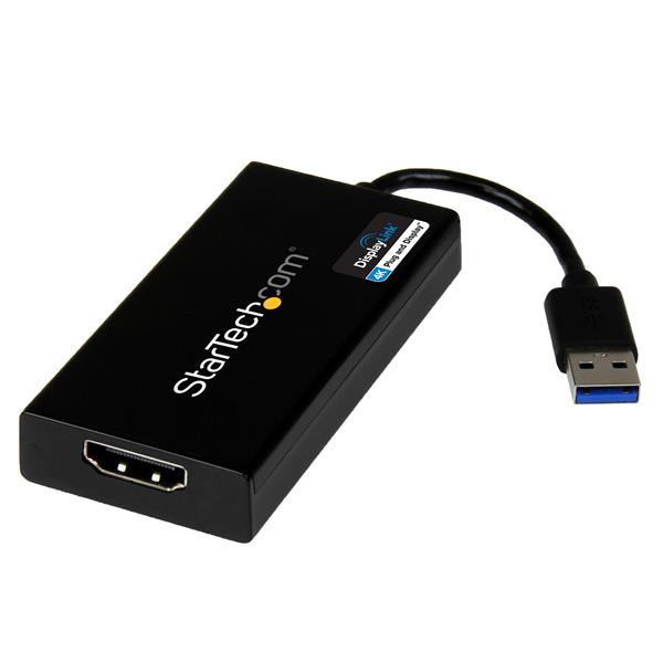 StarTech.com USB 3.0 to 4K HDMI External Multi Monitor Video Graphics Adapter - DisplayLink Certified - Ultra HD 4K StarTech.com USB 3.0 to 4K HDMI External Multi Monitor Video Graphics Adapter - DisplayLink Certified - Ultra HD 4K