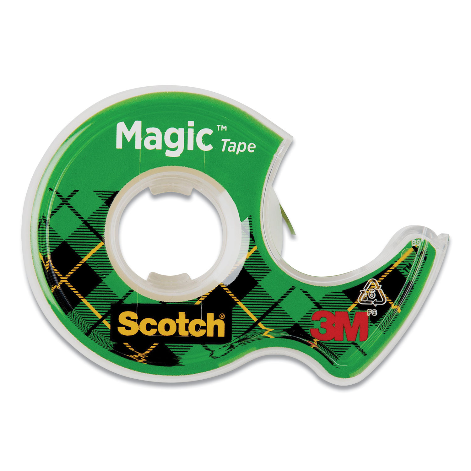 Scotch Magic Tape in Handheld Dispenser, 1" Core, 0.5" x 37.5 ft, Clear