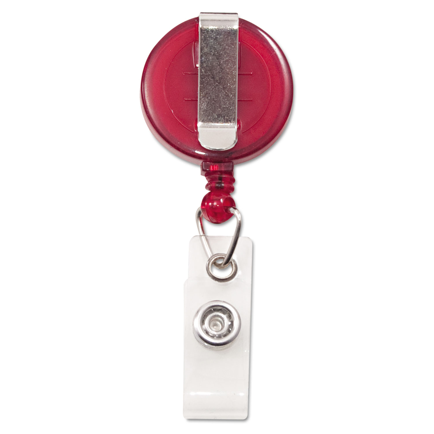 Advantus Translucent Retractable ID Card Reels