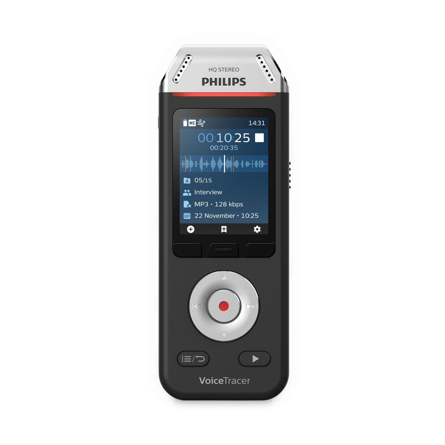 Philips Voice Tracer DVT2810 Voice Recorder
