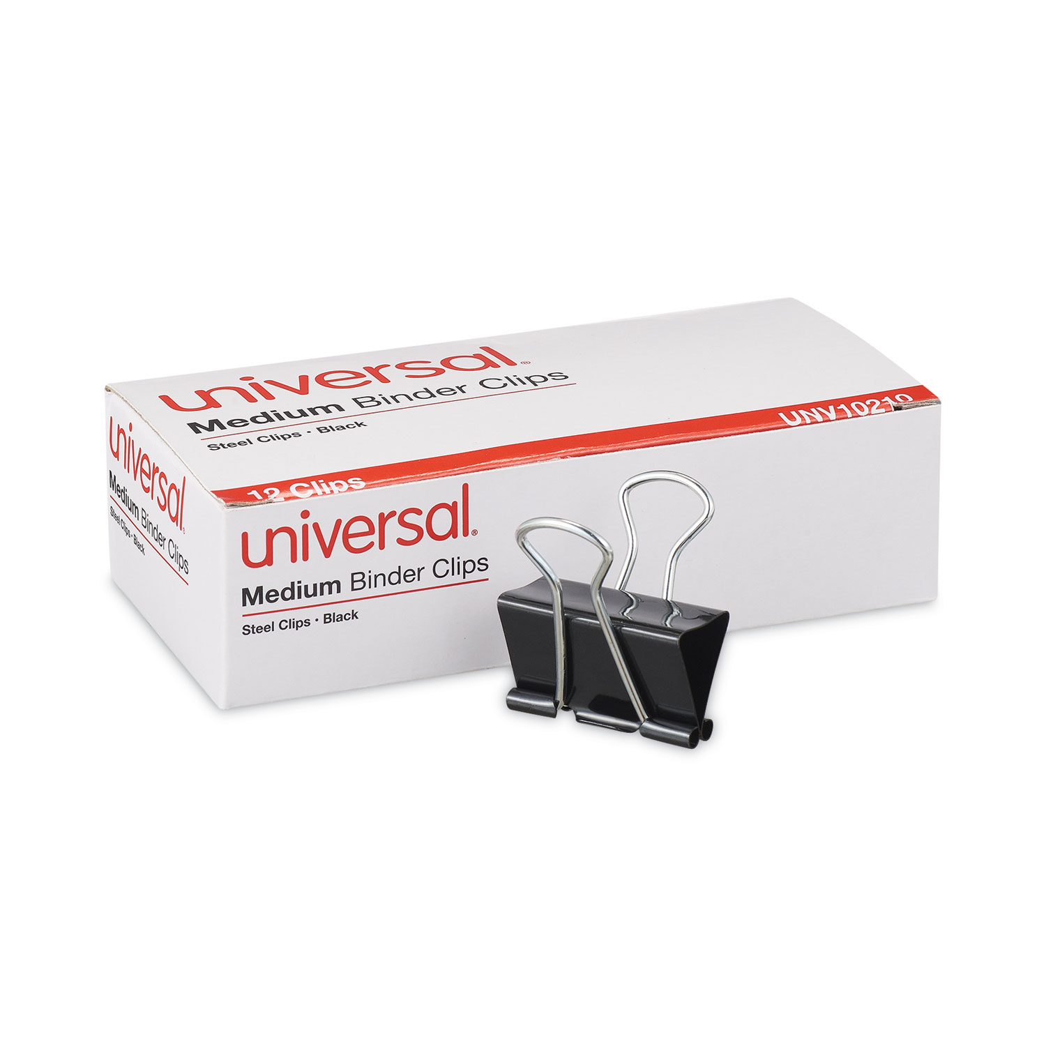 thumbnail image 2 of Bunder Clips Binder Clips, Small, Black/ Silver, 12/ Box - Clips/Clamps 2 of 9
