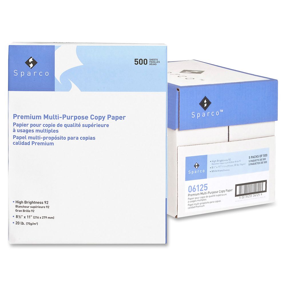 Sparco Multi-Purpose White Copy Paper