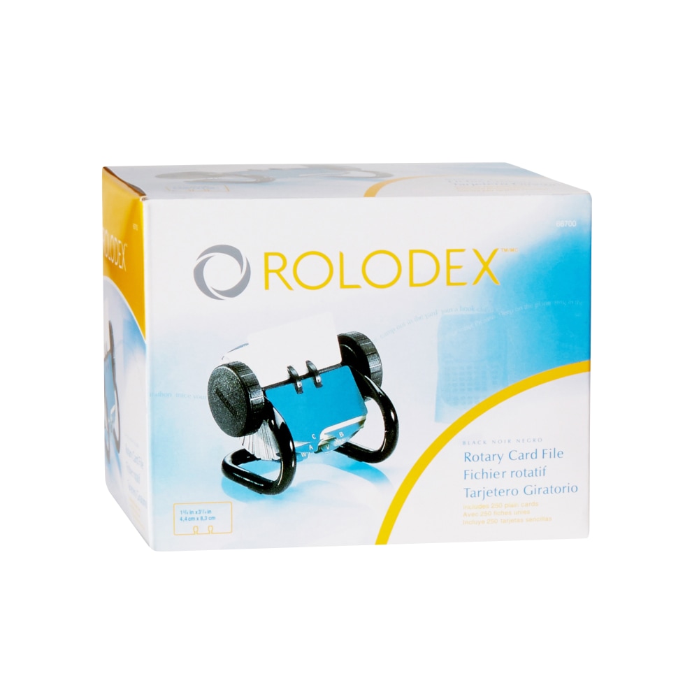 Rolodex Mini Classic Rotary Card File, 1 3/4