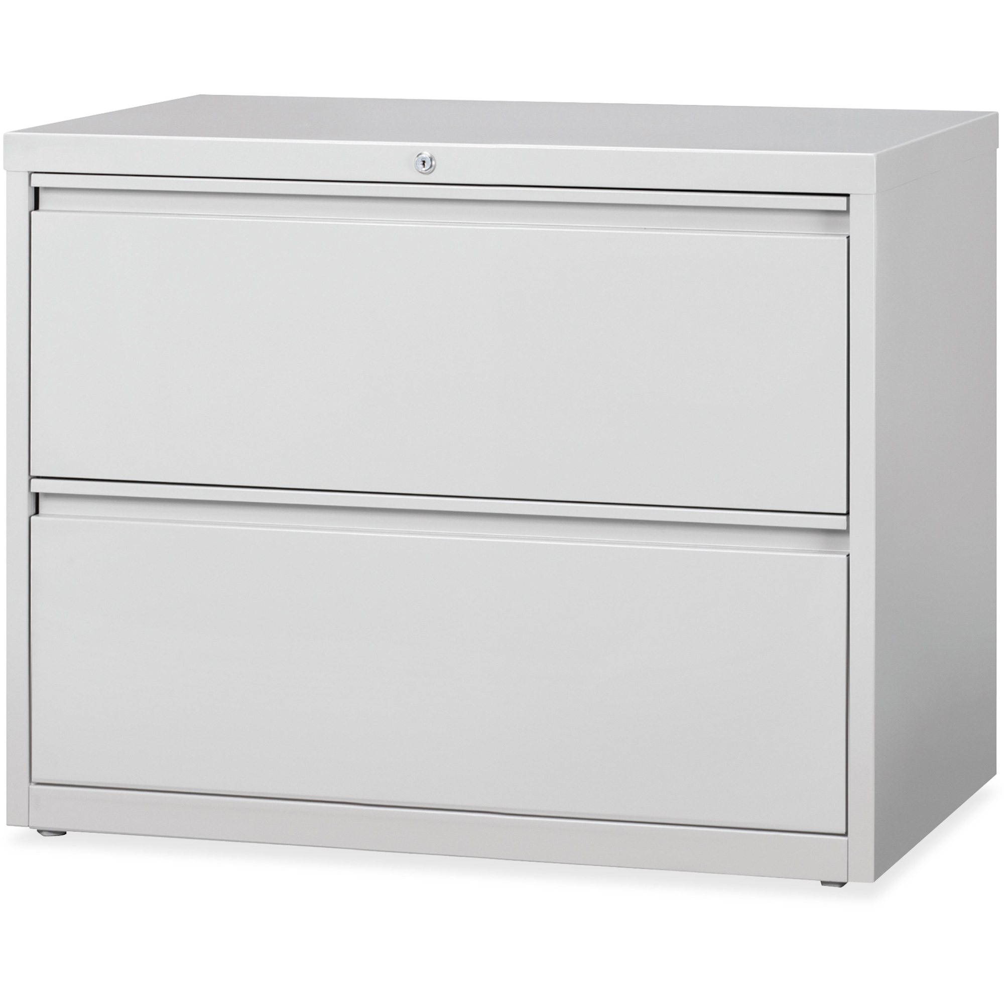 Lorell 2 Drawer Lateral File Letter/Legal/A4, 36" Wide, Gray