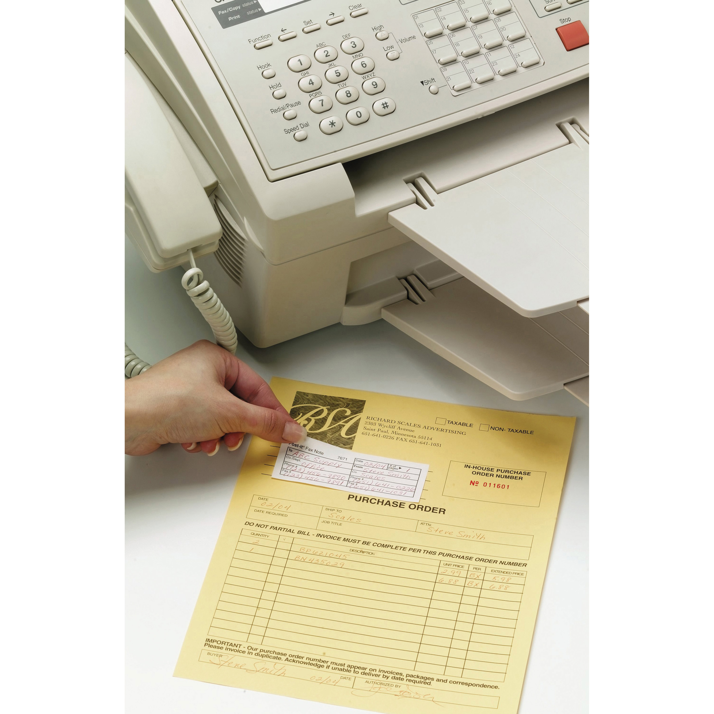 3M Post-it Printed Fax Note - MMM7671 | OfficeSupply.com