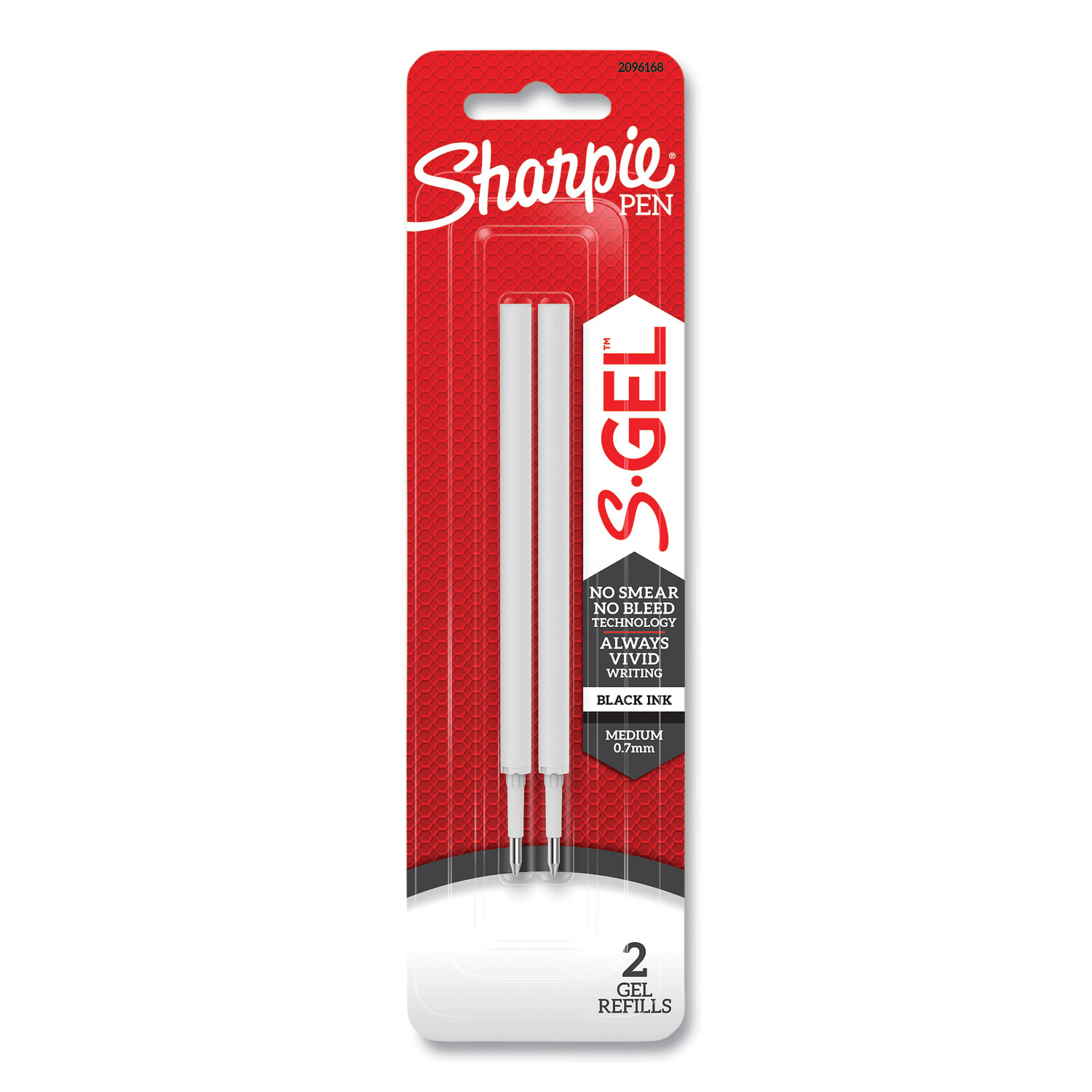 Sharpie SGel SGel 0.7 mm Pen Refills, Medium 0.7 mm Bullet Tip, Black