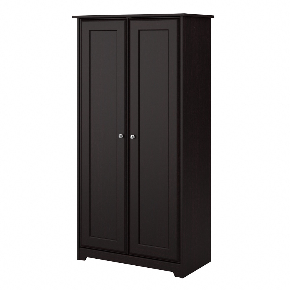 Bush Furniture Cabot Tall Storage with Doors, Espresso Oak