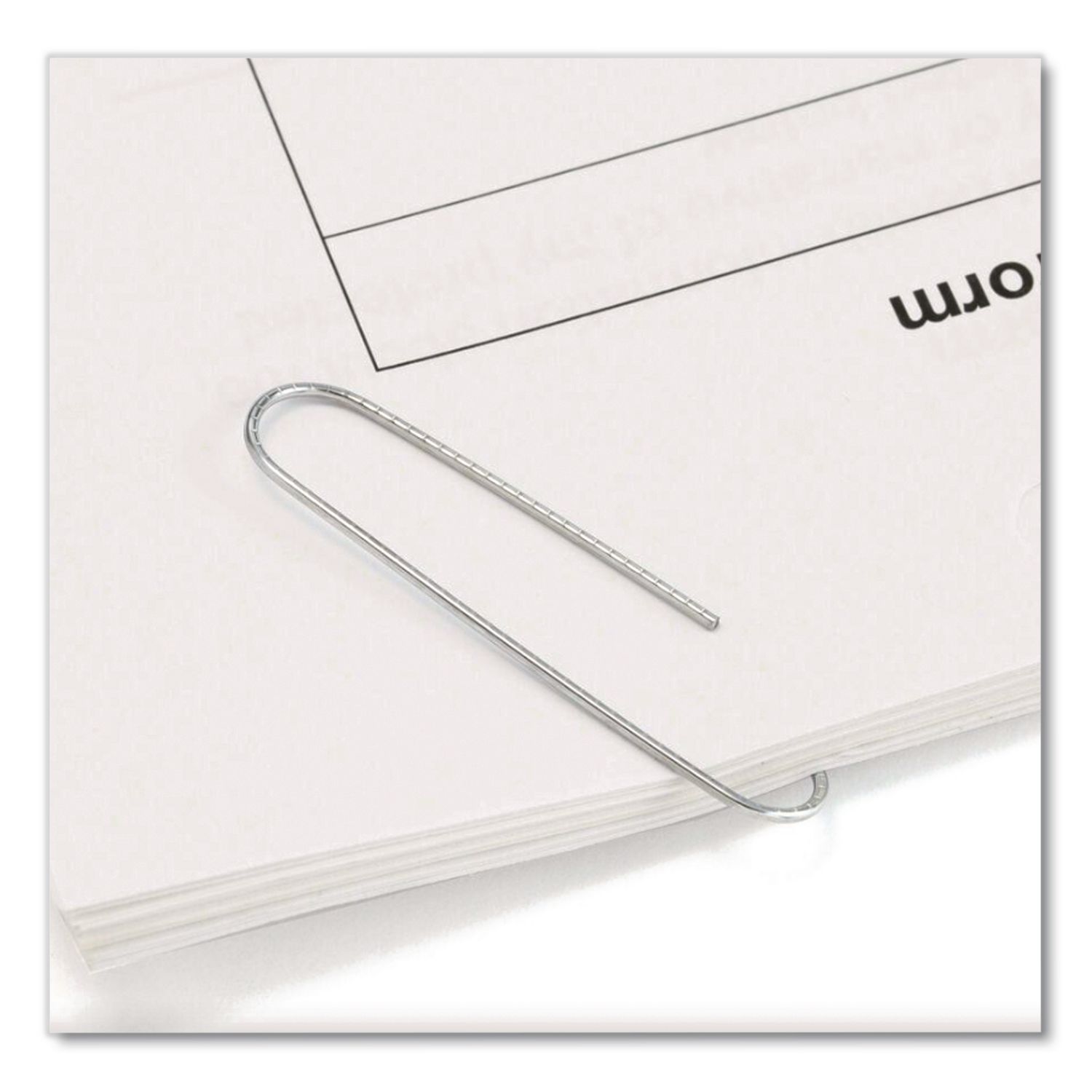 Officemate Super Premium Giant Paper Clips, Jumbo, Smooth, Silver, 100 ...
