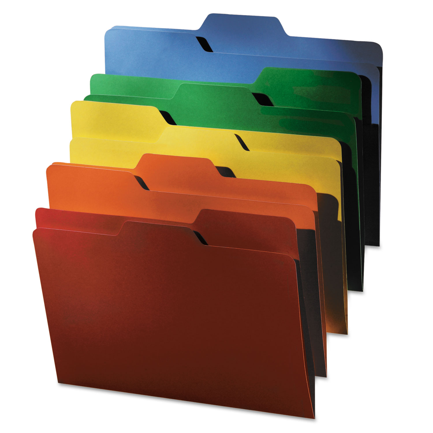 find It All Tab File Folders, 1/3Cut Tabs, Letter Size, Assorted, 80/Pack