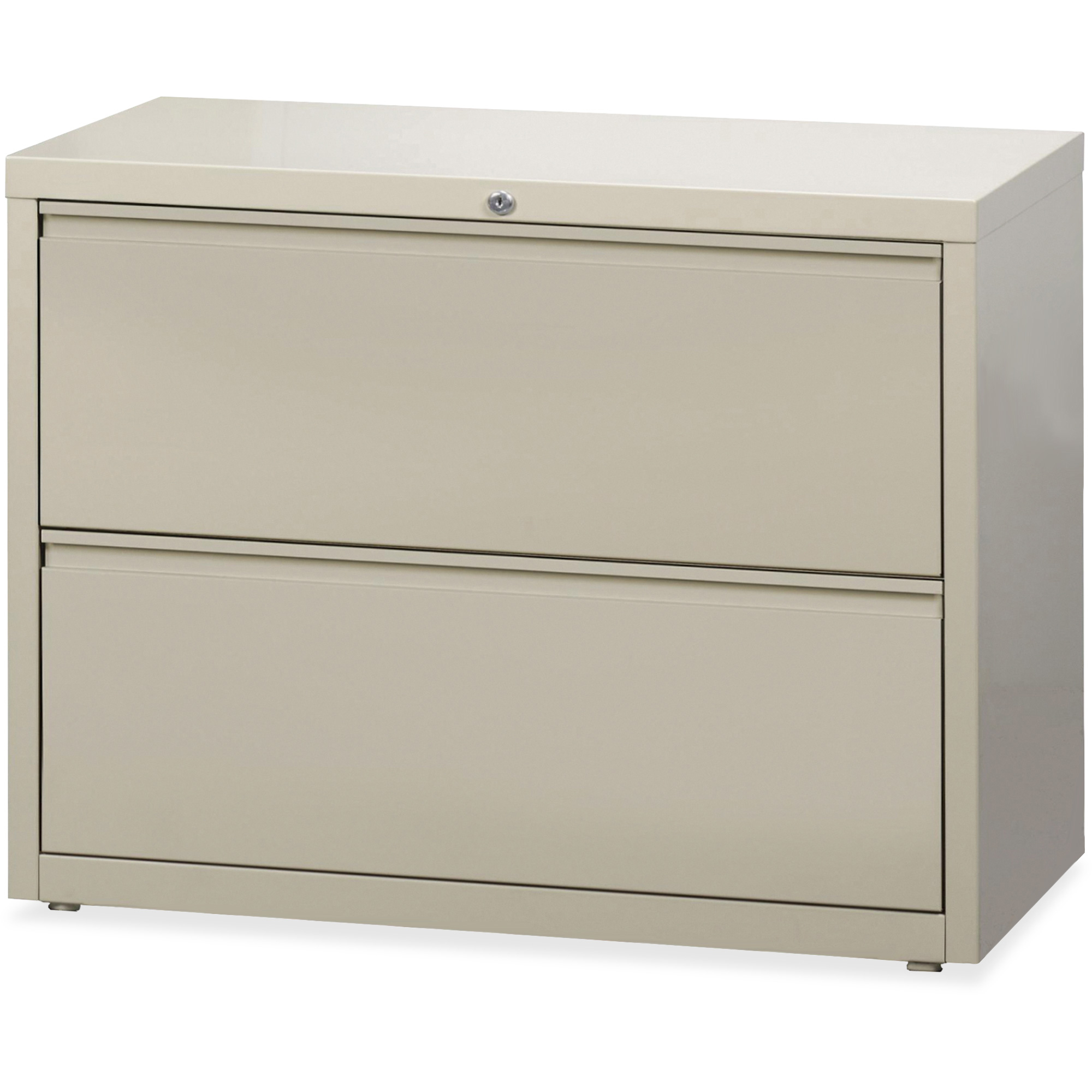 Lorell 2 Drawer Lateral File Letter/Legal/A4, 36" Wide, Putty
