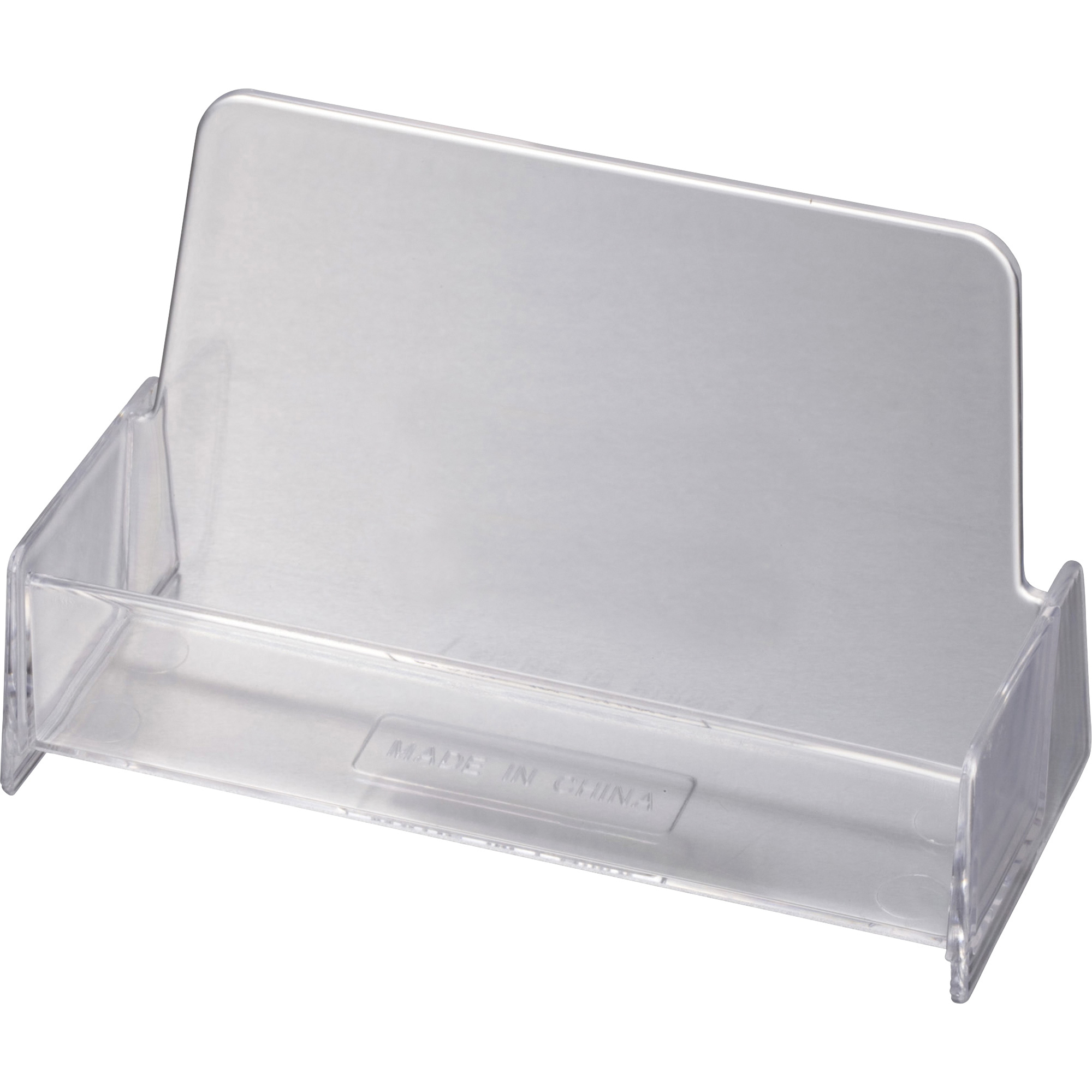 Officemate Business Card Holder, Holds Up to 50 Cards, Clear (97832