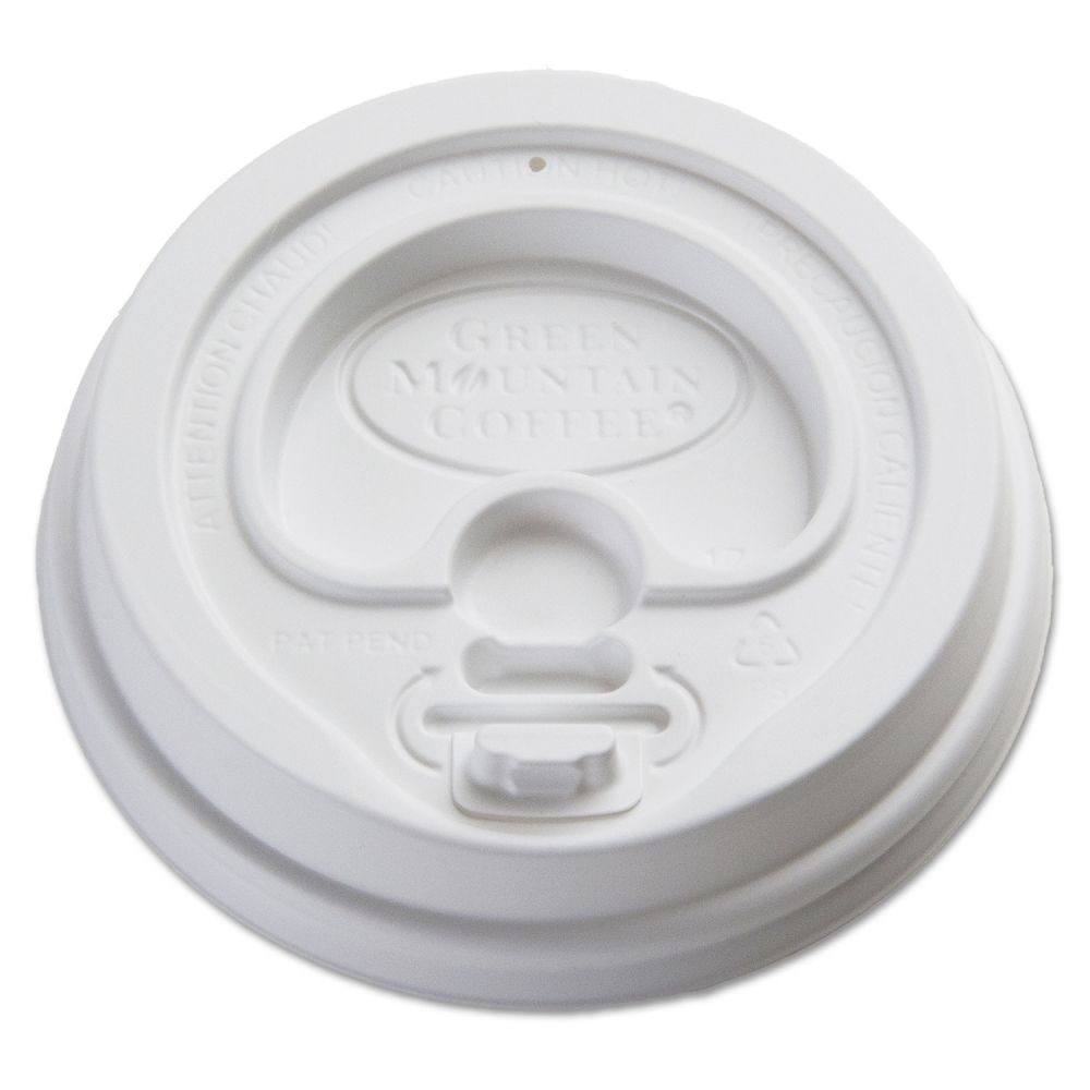 Green Mountain Coffee Plastic Lids for EcoFriendly Hot Cups, Gourmet