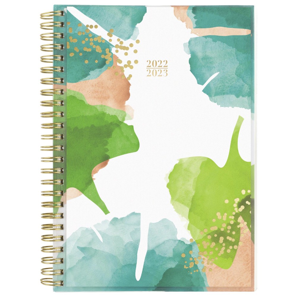 Cambridge Oasis Academic Weekly Monthly Planner Junior Size Green 