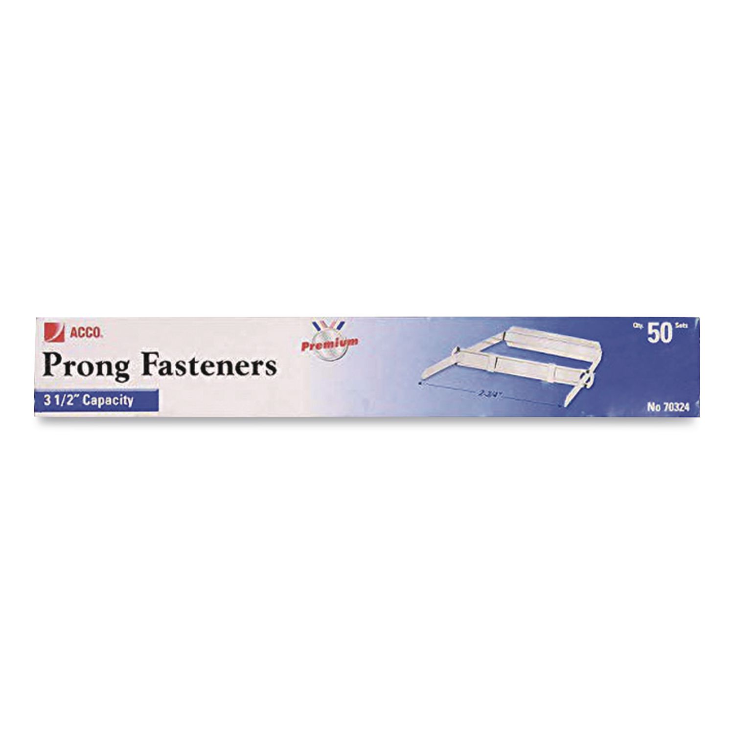 Acco OIC Fasteners, Complete Sets, 2 3/4