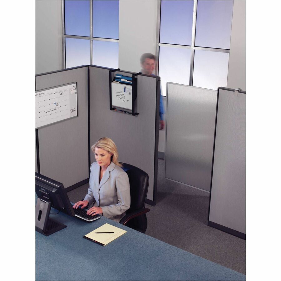Quartet Workstation Privacy Screen, Transparent | OfficeSupply.com