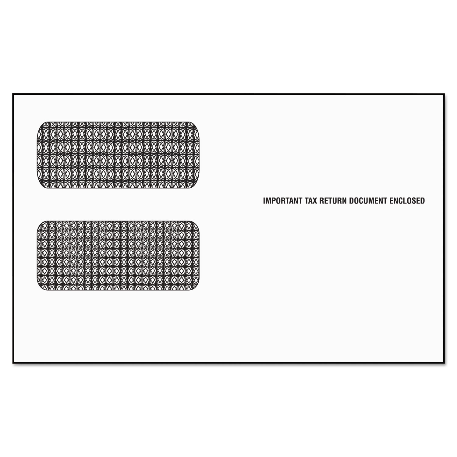 TOPS 1099 Double Window Envelope, Commercial Flap, SelfAdhesive