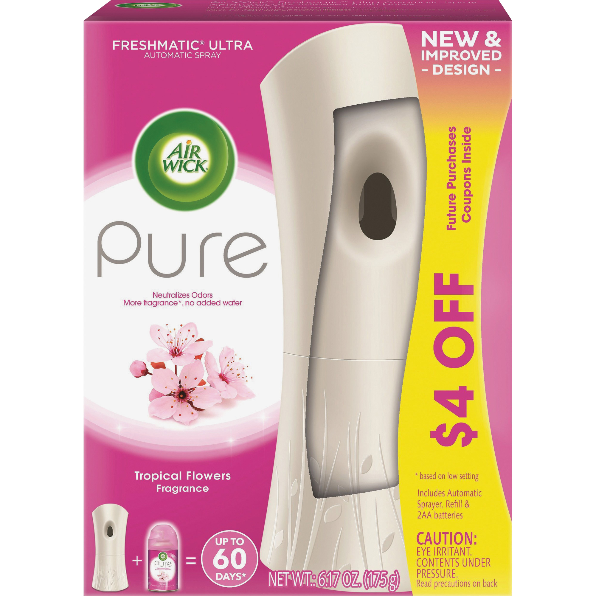 062338972909 UPC Air Wick Pure Freshmatic Starter Kit, Automatic