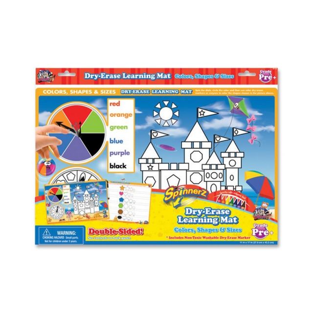 The Board Dudes SpinnerZ Dry-Erase Learning Mat