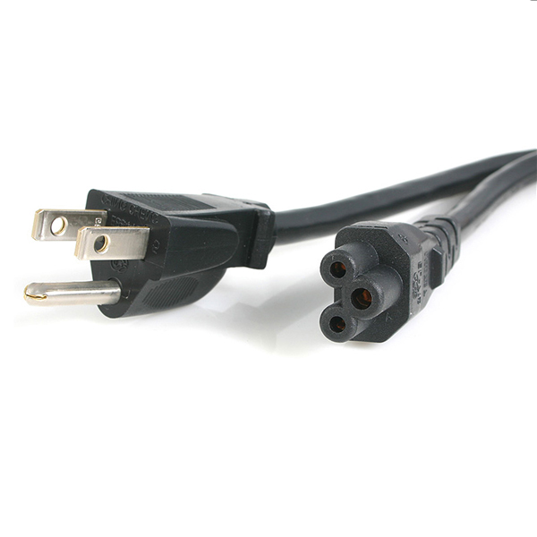 StarTech.com 3 ft Standard Laptop Power Cord - NEMA 5-15P to C5 StarTech.com 3 ft Standard Laptop Power Cord - NEMA 5-15P to C5