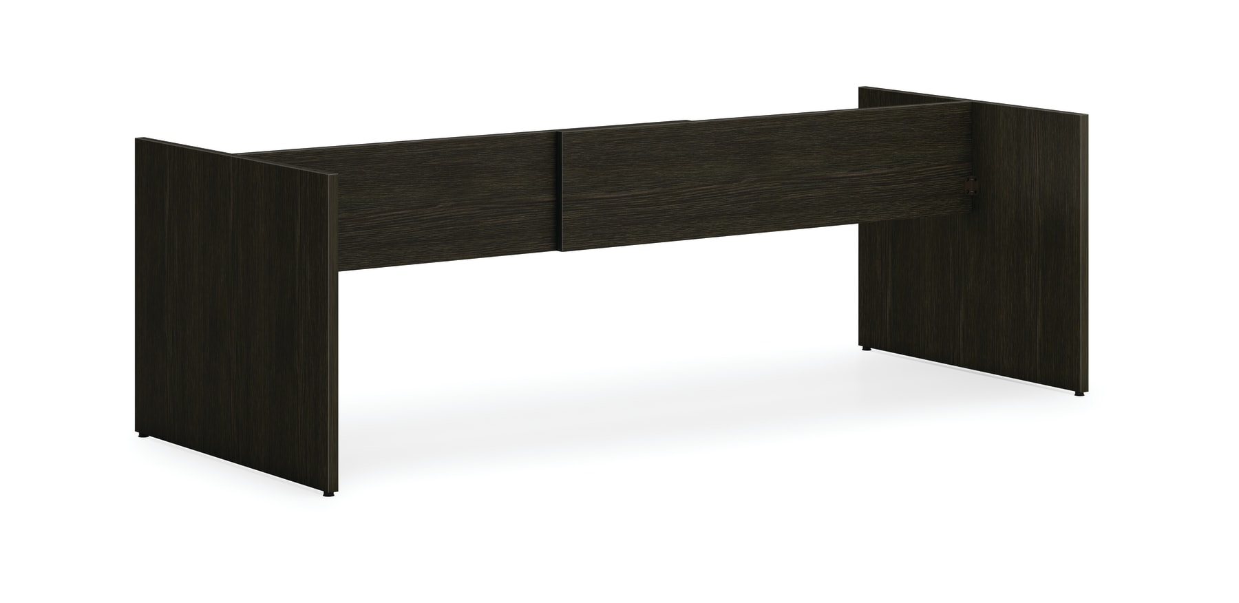 HON Mod Slab Base for 120" Conference Table Top | Java Oak Finish ...