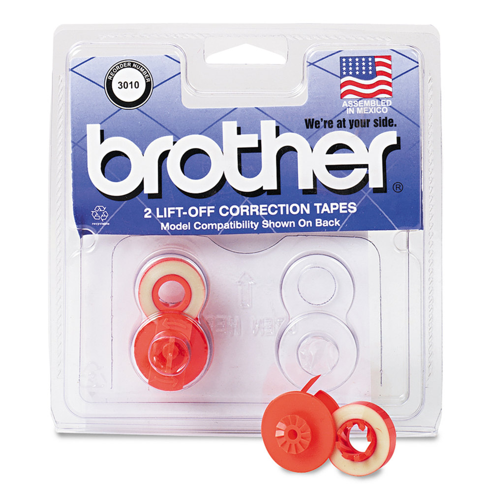 Brother Correctronic 320 Typewriter Ribbon & Correction Tape Spools – Black (Printer Ribbon Depot 1030)