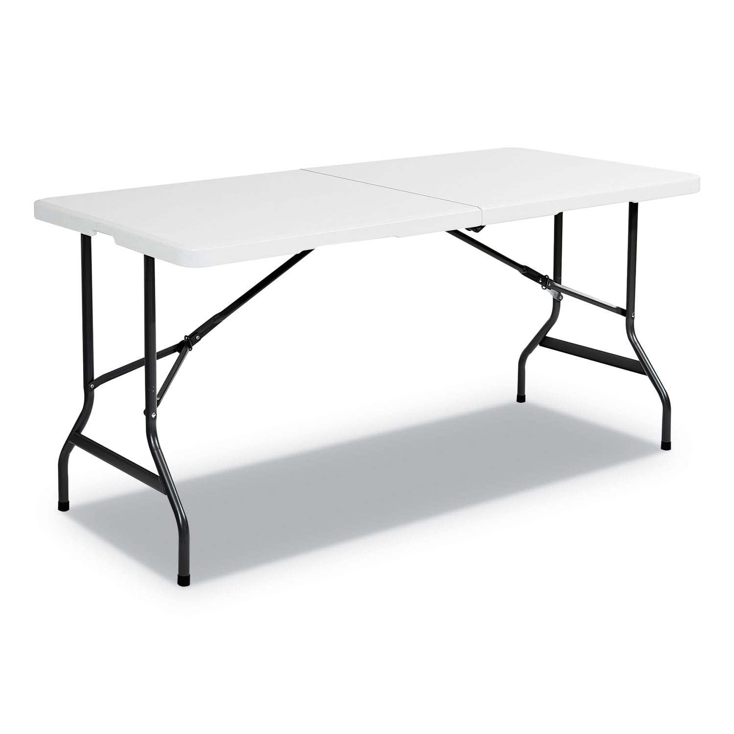 Iceberg IndestrucTables Too 1200 Series Bifold Resin Folding Table, 60w