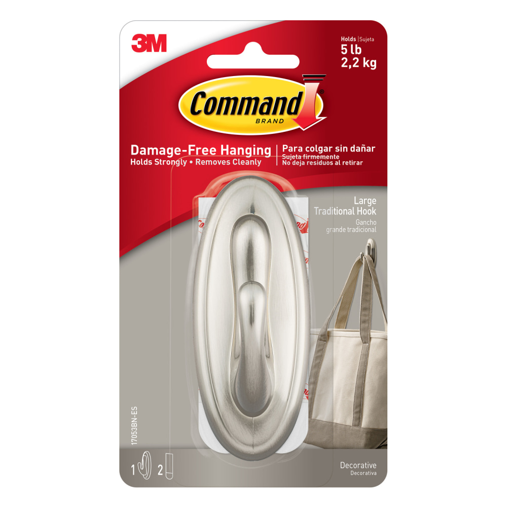 Heavy Duty Command Small Wire Toggle Hooks, Clear, 9 Hooks And Command ...