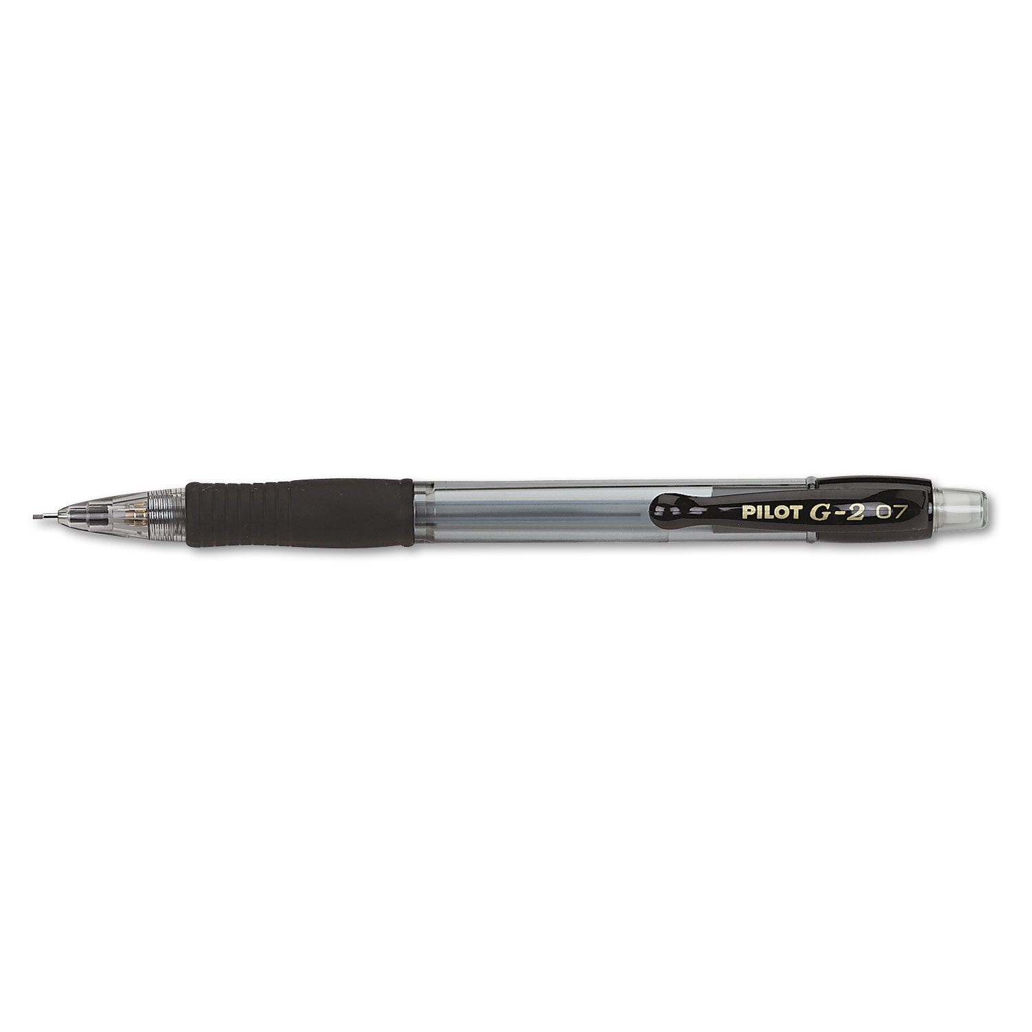 Pilot G2 Mechanical Pencil, 0.7 mm, HB (2.5), Black Lead, Clear/Black