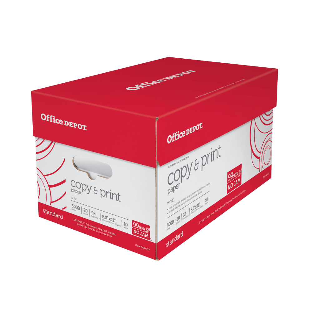 Multi-Use Printer & Copy Paper, White, Letter (8.5" x 11"), 5000 Sheets ...