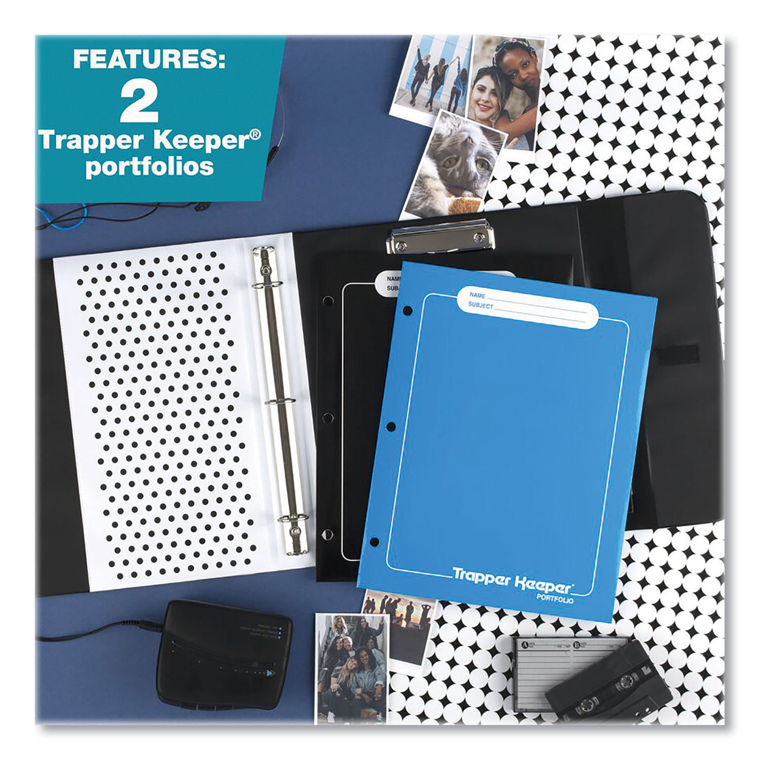 Mead Trapper Keeper 3-Ring Pocket Binder, 1
