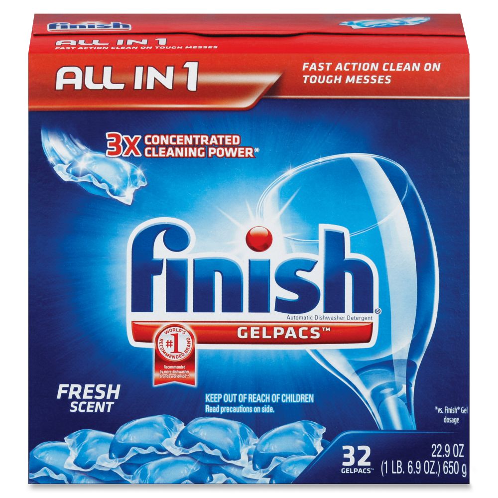 Finish AllInOne Dishwasher Soap Gelpacs