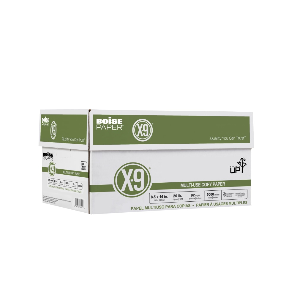 Boise X-9 Multi-Use Printer & Copy Paper, White, Legal (8.5" x 14 ...