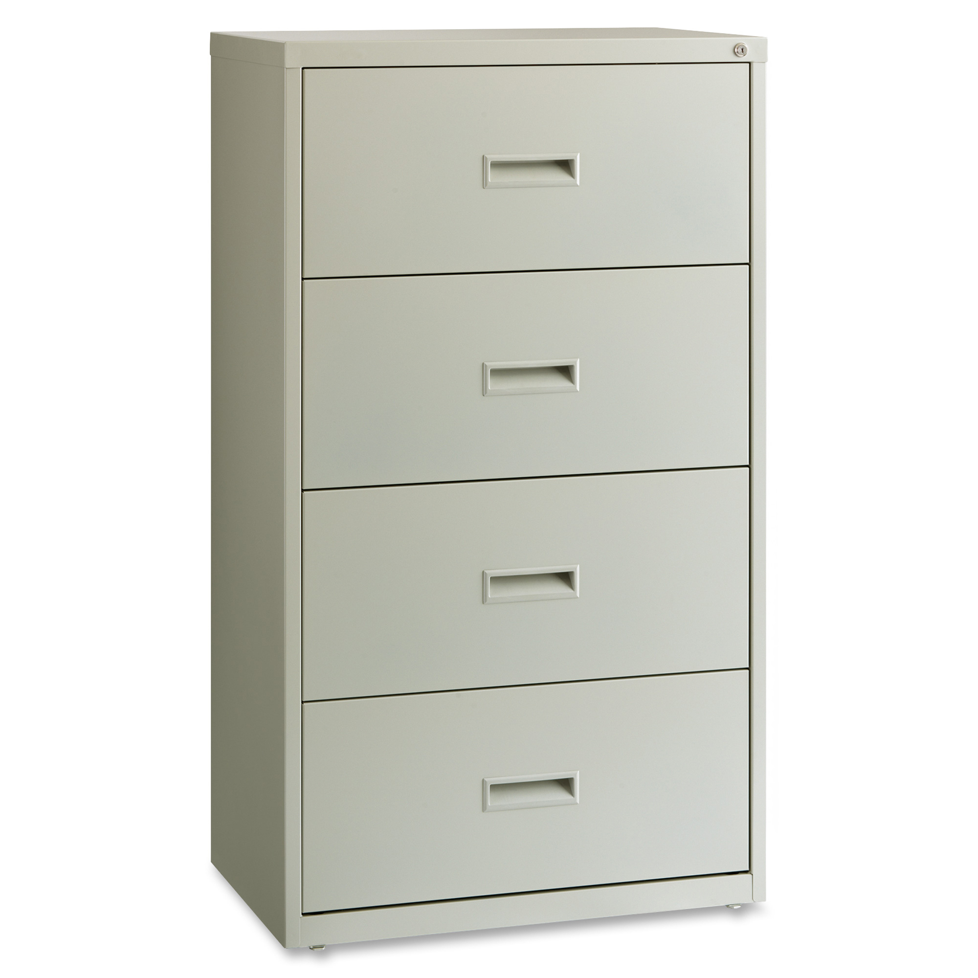 Lorell 4 Drawer Lateral File Letter/Legal/A4, 30" Wide, Light