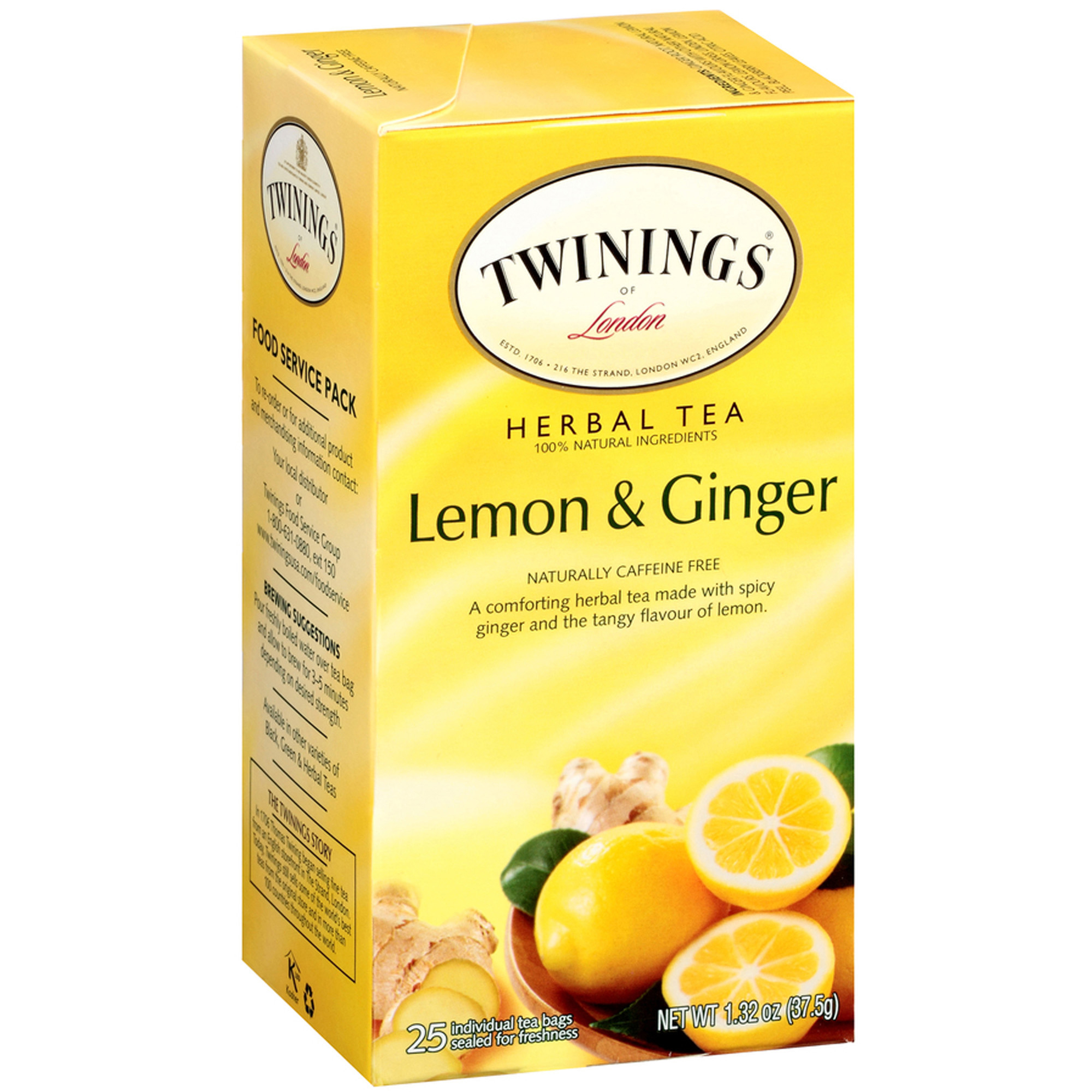 Twinings Lemon & Ginger Herbal Tea Tea Bag