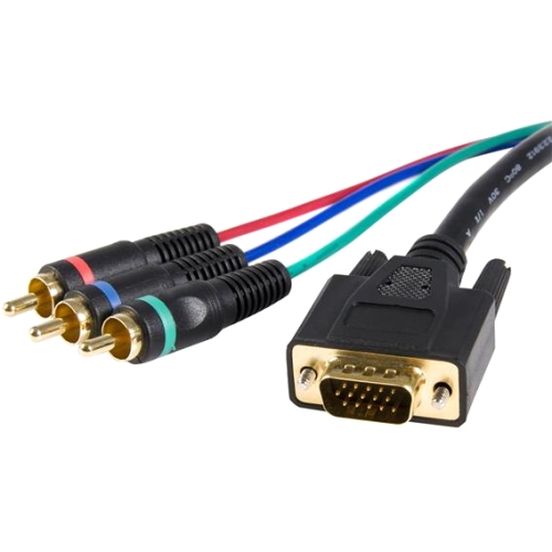 StarTech.com Cable adapter - RCA breakout - HD15 (m) - component (f) - 3 ft StarTech.com Cable adapter - RCA breakout - HD15 (m) - component (f) - 3 ft