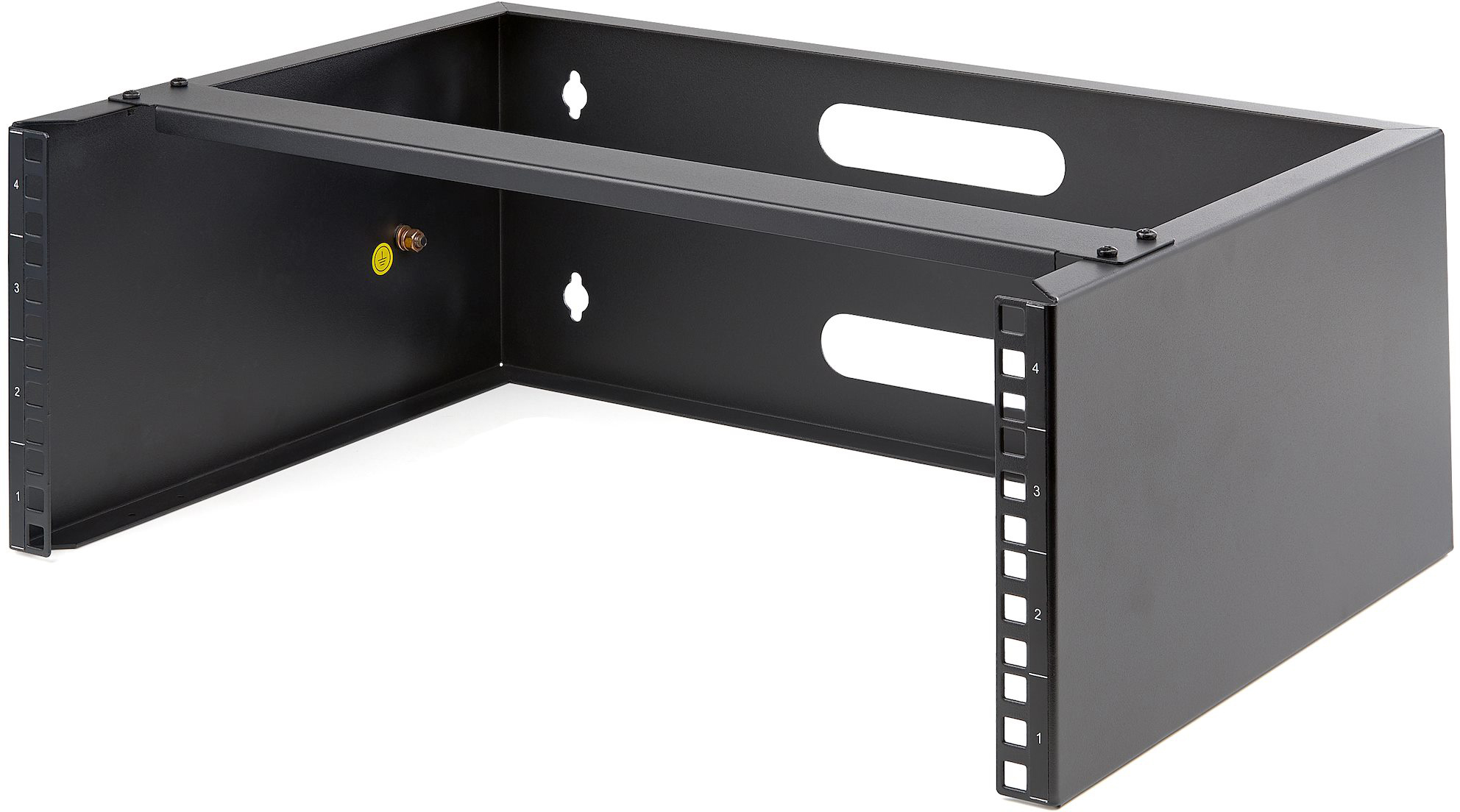 4U Wall Mount Rack, 13.78in Deep, 19 inch Wall Mount
