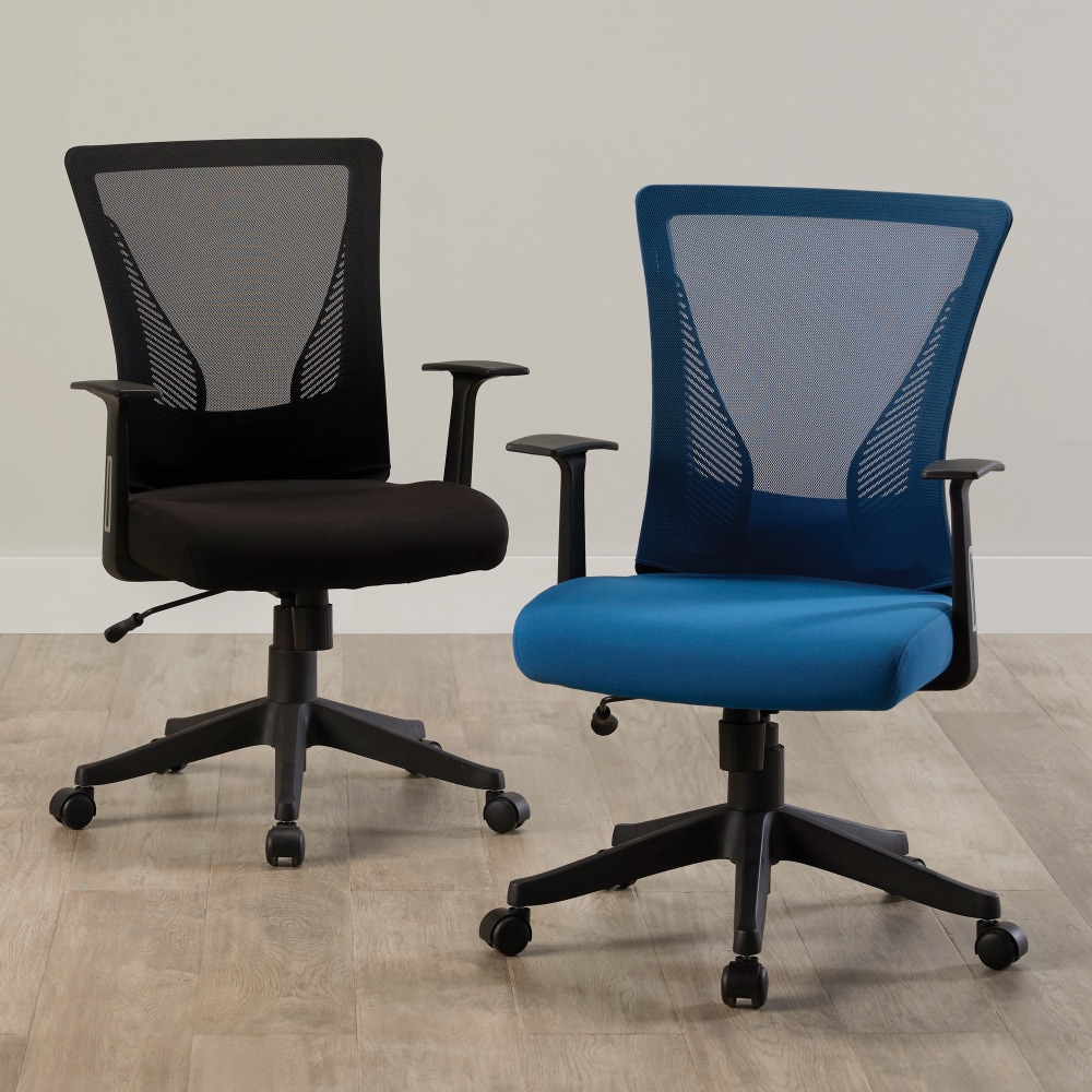 Radley Mesh Mid-Back Task Office Chair, Black, BIFMA Compliant
