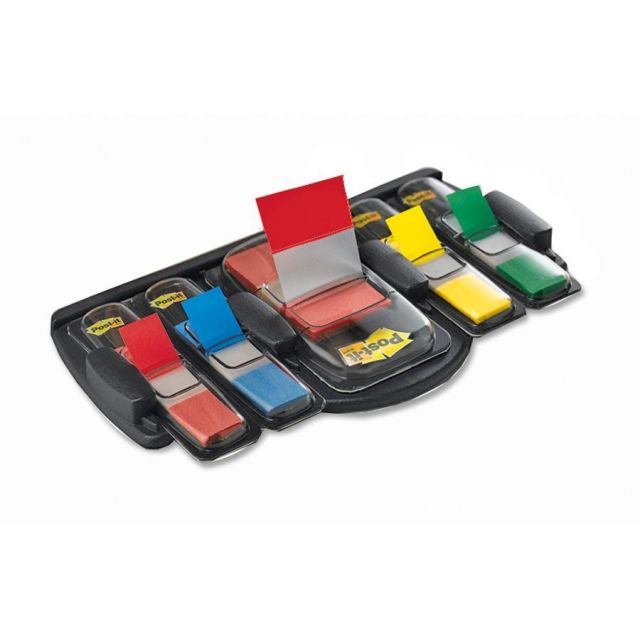 Post it Flags With Desk Grip Dispenser 680 DGD2B OfficeSupply