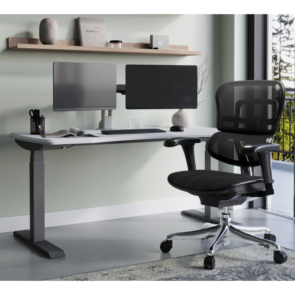WorkPro 12000 V2 Series Ergonomic Mesh/Fabric High-Back Office