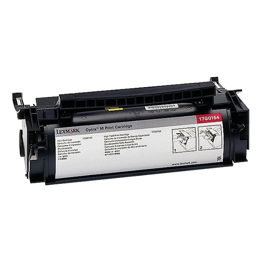 Lexmark 17G0154 Black High Yield Toner Cartridge