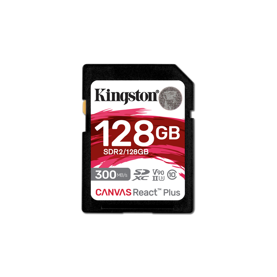 Kingston - キングストン UHS-II V90 Canvas React Plus SDR2 Kingston Canvas React Plus Class 10 SD Cards | UHS-II, U3