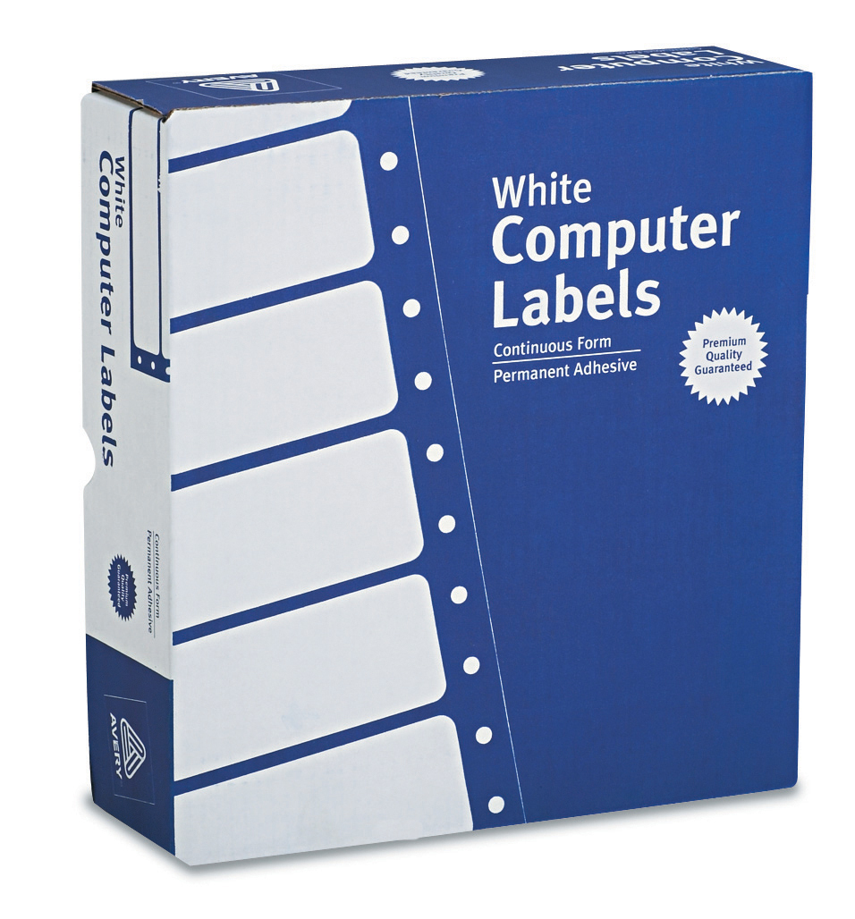 Avery Continuous Form Computer Labels