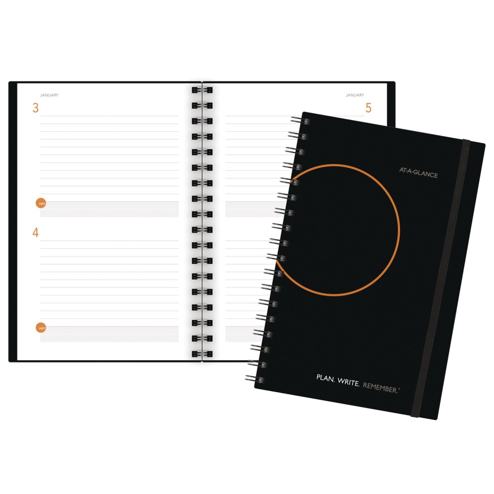 AT-A-GLANCE Plan. Write. Remember. Two Days Per Page Planning Notebook ...