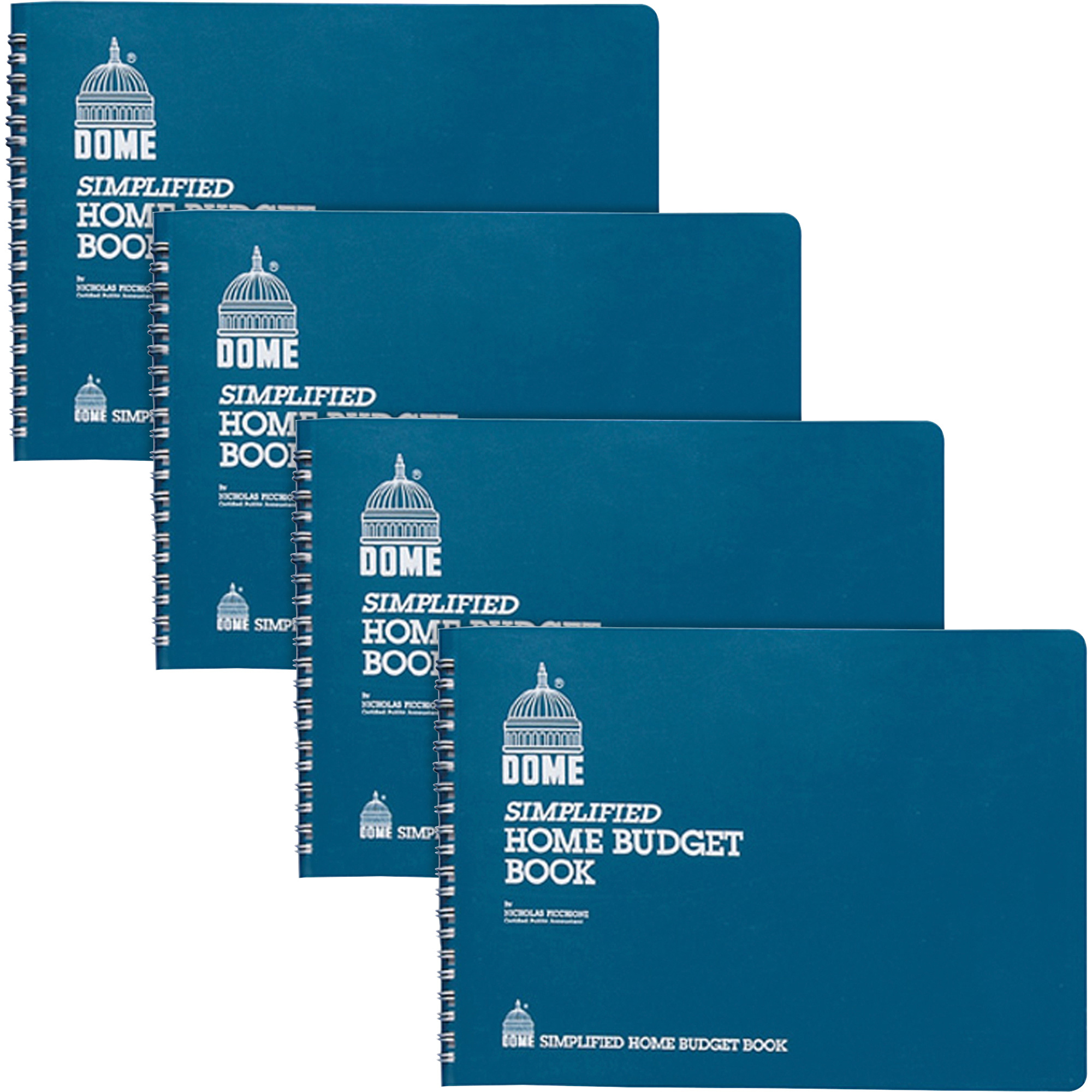 Dome simplified home budget book dom840bd officesupply